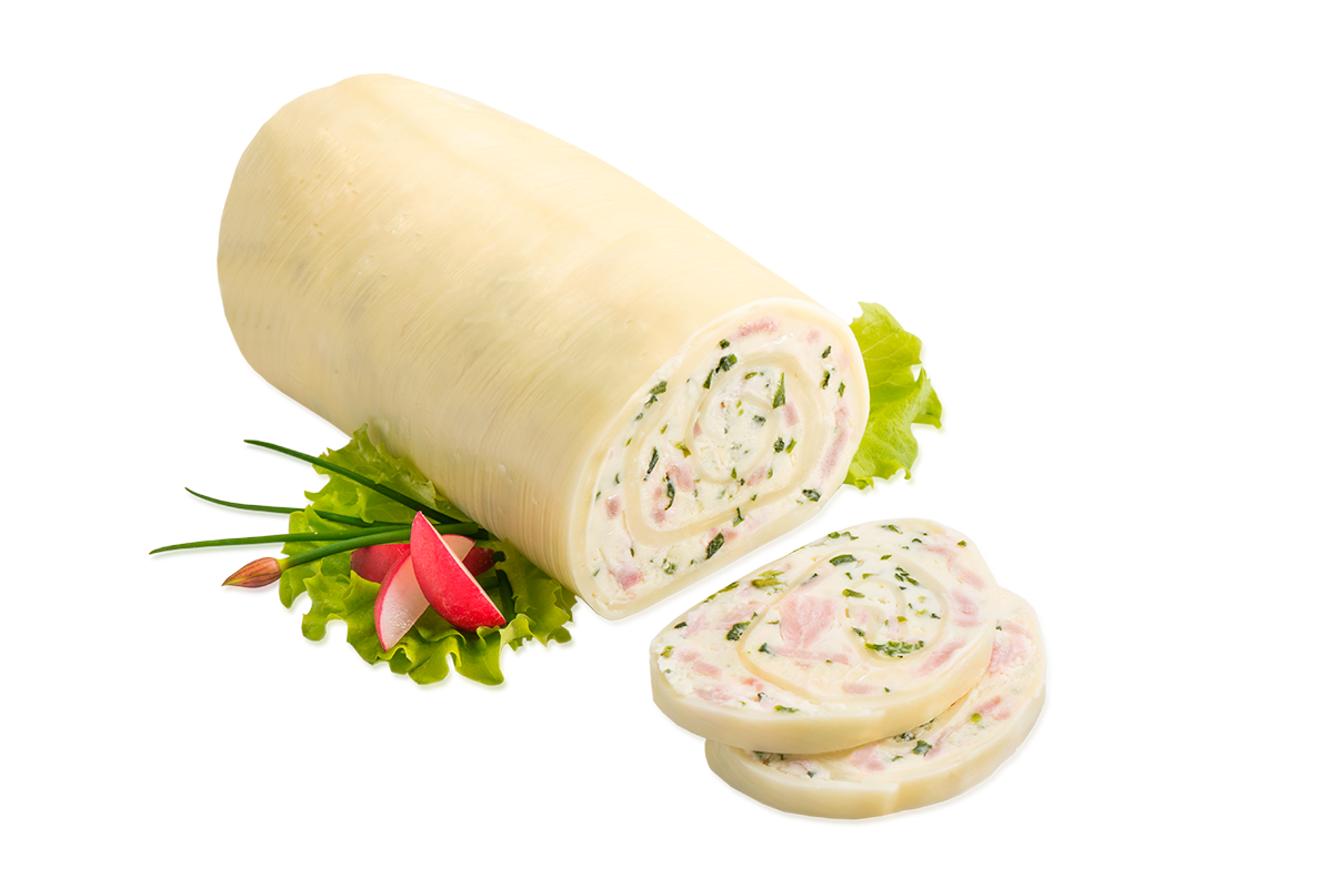 Cheese roll with chives