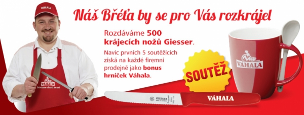 Soutěž s Břeťou na firemních prodejnách Váhala