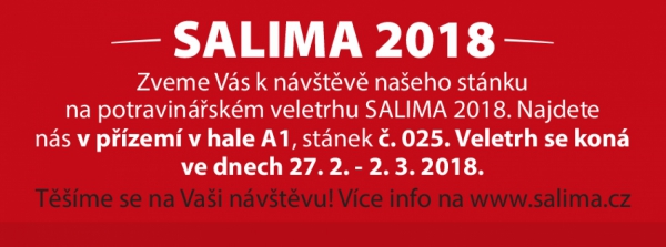 VÁHALA opět na potravinářském veletrhu SALIMA 2018