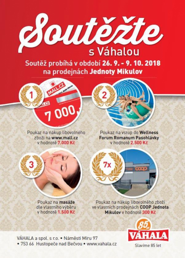 Vyhrajte s Váhalou