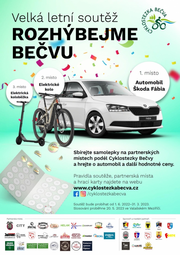 Velká letní soutěž ROZHÝBEJME BEČVU