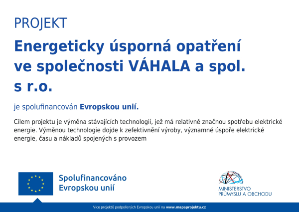 Projekt energeticky úsporná opatření