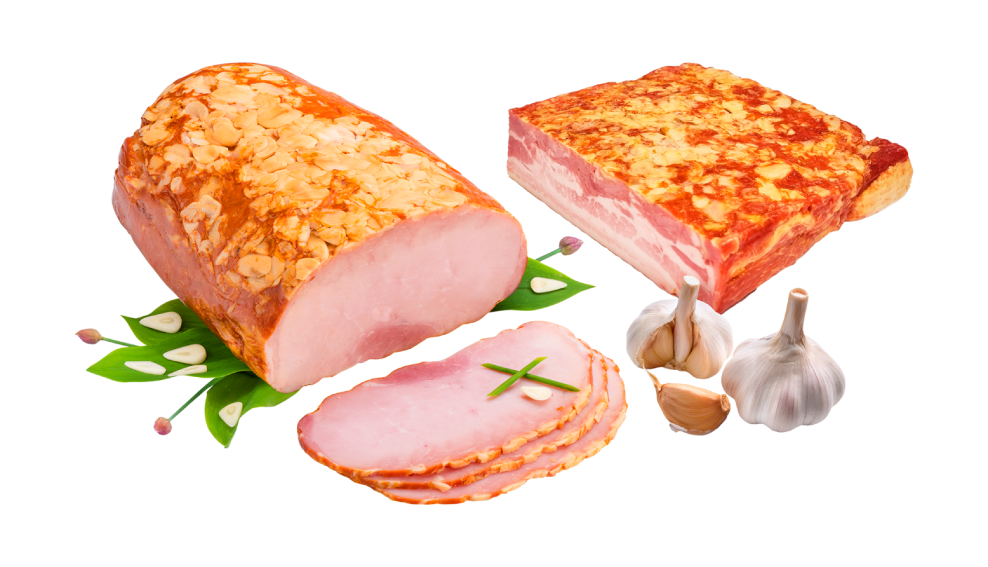 Česnekový bok a kýtu