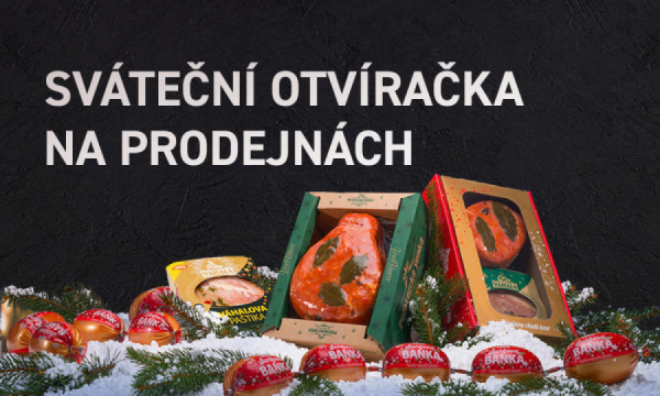 SVÁTEČNÍ OTEVÍRACÍ DOBA V PODNIKOVÝCH PRODEJNÁCH